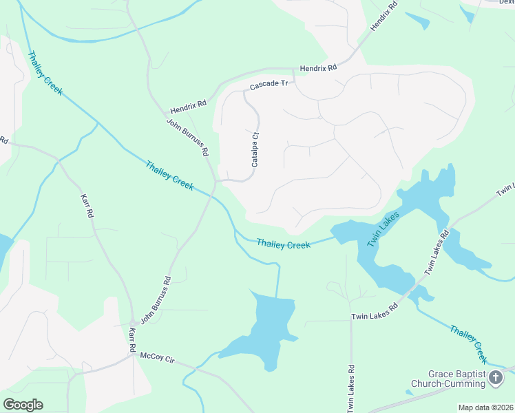 map of restaurants, bars, coffee shops, grocery stores, and more near 6160 Overlook Park Drive in Cumming