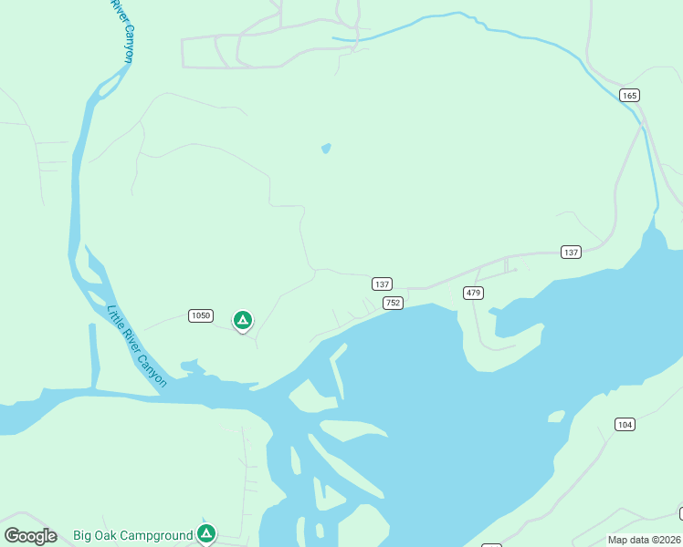map of restaurants, bars, coffee shops, grocery stores, and more near County Road 137 in Cedar Bluff