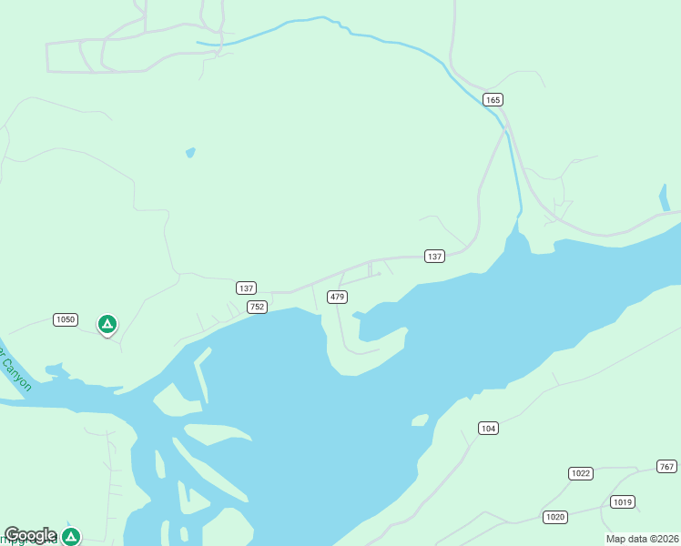 map of restaurants, bars, coffee shops, grocery stores, and more near 116 County Road 479 in Cedar Bluff