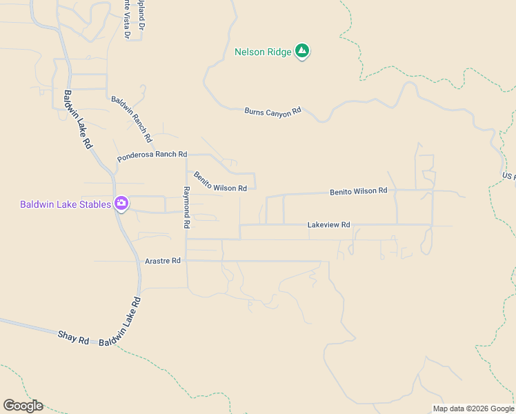 map of restaurants, bars, coffee shops, grocery stores, and more near 46728 Lakeview Drive in Big Bear