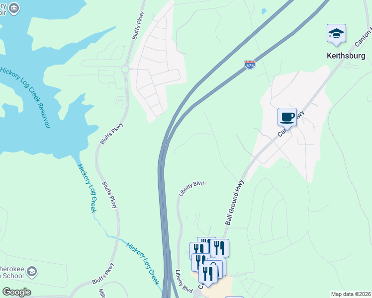 map of restaurants, bars, coffee shops, grocery stores, and more near 241 Roland Drive in Canton