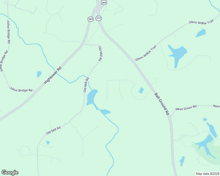 map of restaurants, bars, coffee shops, grocery stores, and more near 223 Hollyberry Way in Ball Ground