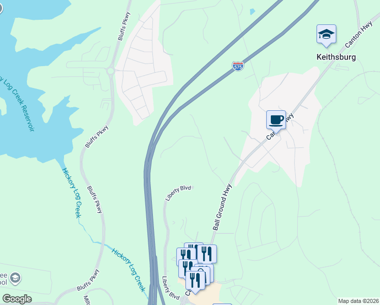 map of restaurants, bars, coffee shops, grocery stores, and more near 237 Roland Drive in Canton