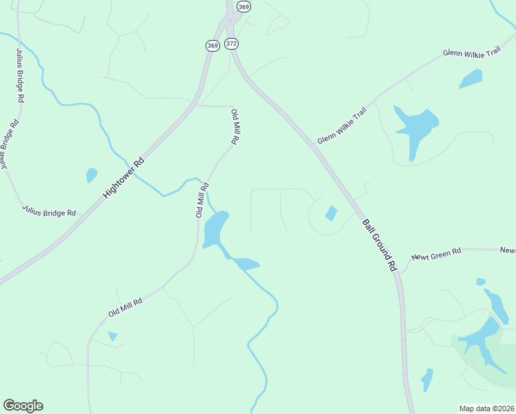 map of restaurants, bars, coffee shops, grocery stores, and more near 223 Hollyberry Way in Ball Ground