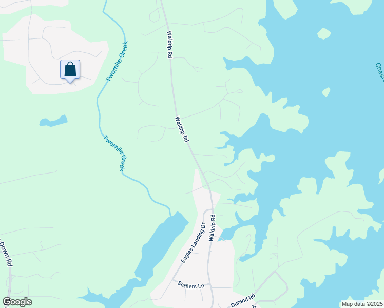 map of restaurants, bars, coffee shops, grocery stores, and more near 9210 Waldrip Road in Gainesville