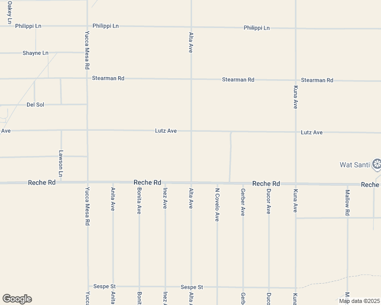 map of restaurants, bars, coffee shops, grocery stores, and more near 1050 Alta Avenue in Landers