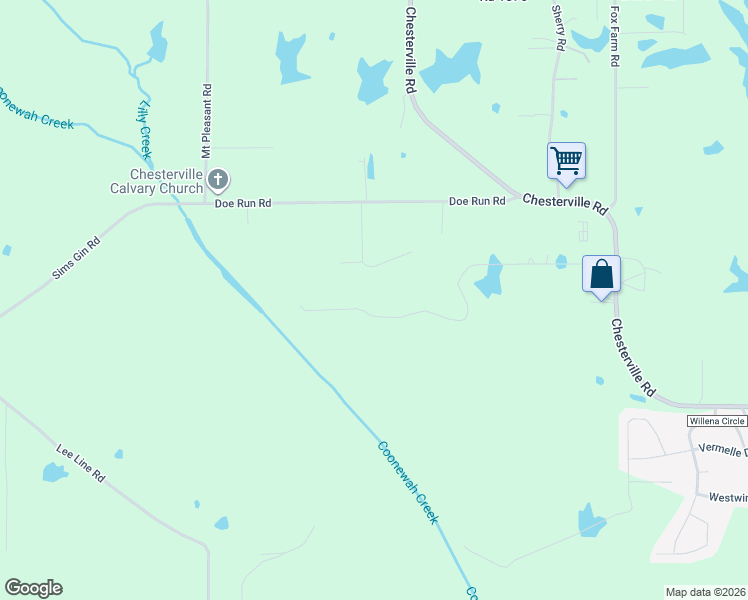 map of restaurants, bars, coffee shops, grocery stores, and more near 238 Road 91 in Tupelo