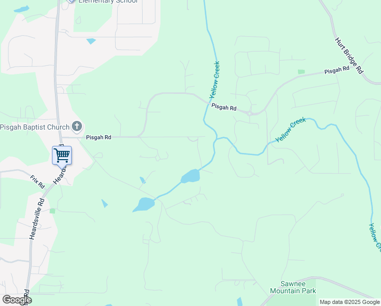 map of restaurants, bars, coffee shops, grocery stores, and more near 5250 Aubrey Lane in Cumming