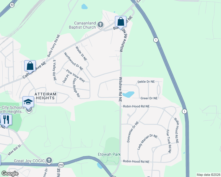 map of restaurants, bars, coffee shops, grocery stores, and more near 3 Berkshire Lane in Rome
