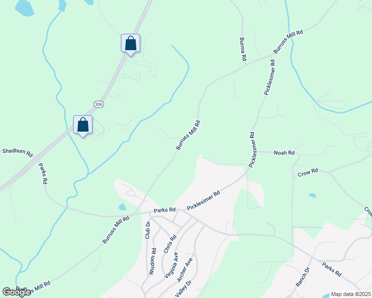 map of restaurants, bars, coffee shops, grocery stores, and more near 5810 Burruss Mill Road in Cumming