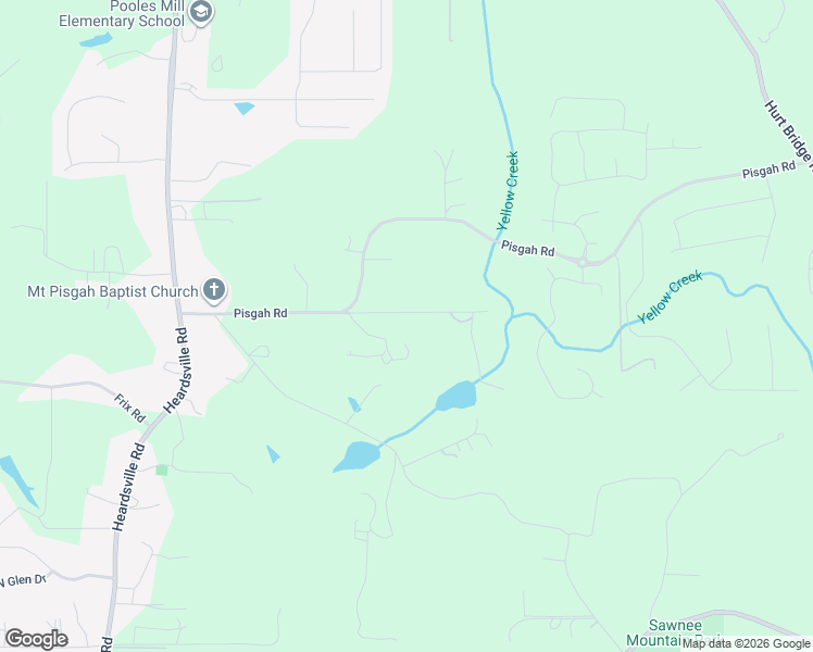 map of restaurants, bars, coffee shops, grocery stores, and more near 5070 Aubrey Drive in Cumming