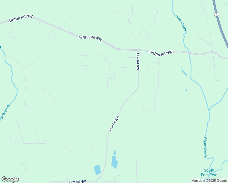 map of restaurants, bars, coffee shops, grocery stores, and more near 104 Bobwhite Drive in Calhoun