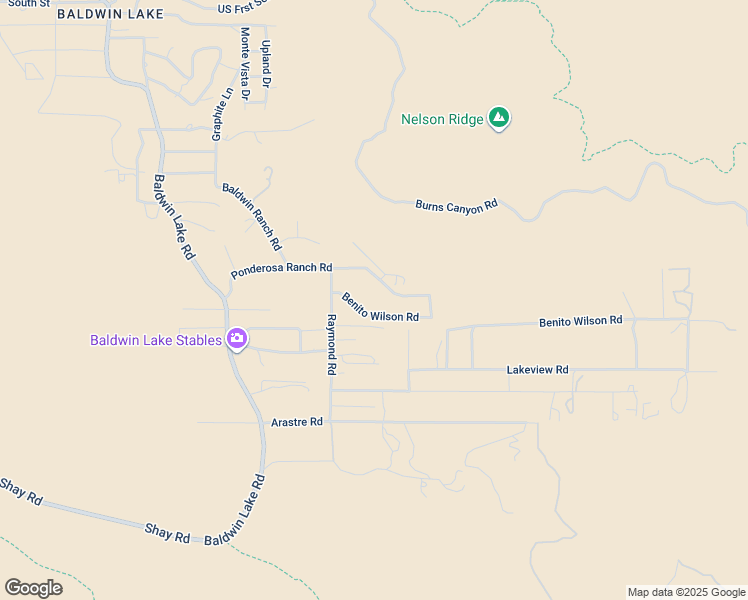 map of restaurants, bars, coffee shops, grocery stores, and more near 40188 Benito Wilson Road in Big Bear