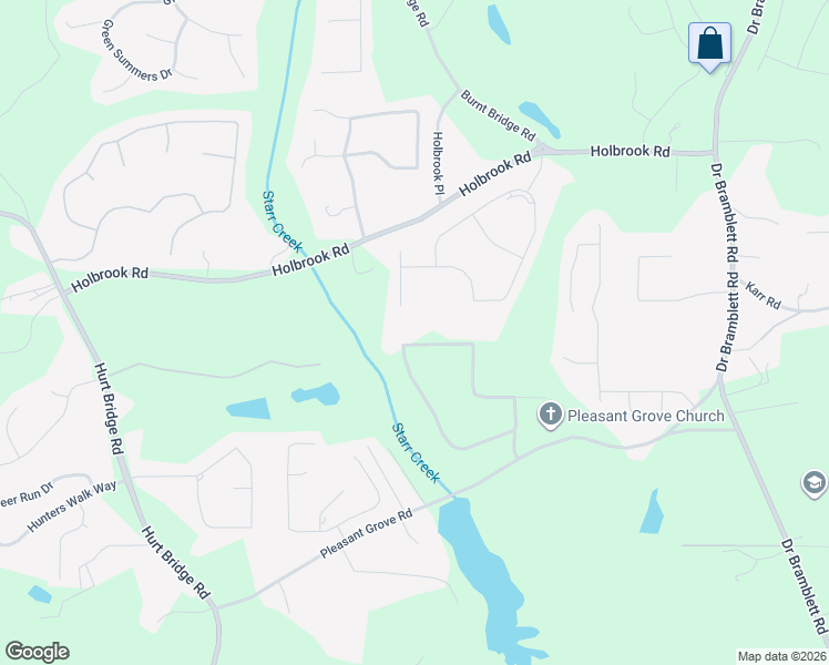 map of restaurants, bars, coffee shops, grocery stores, and more near 3530 Pleasant Oaks Circle in Cumming