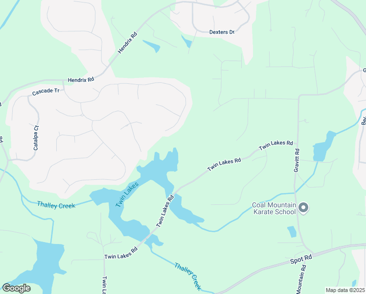 map of restaurants, bars, coffee shops, grocery stores, and more near 4020 Twin Lakes Road in Cumming
