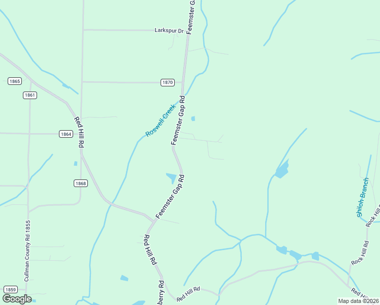map of restaurants, bars, coffee shops, grocery stores, and more near 1924 Feemster Gap Road in Guntersville