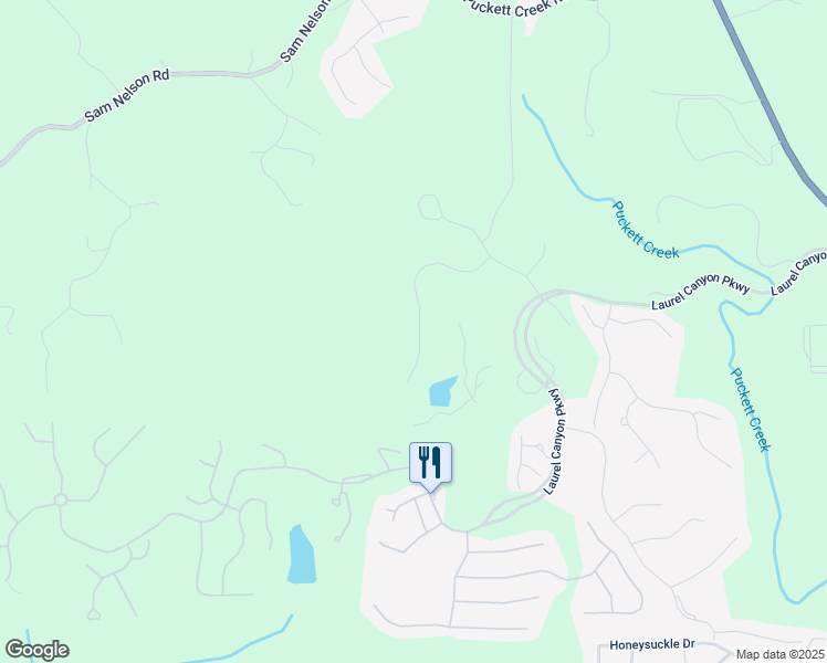 map of restaurants, bars, coffee shops, grocery stores, and more near 432 Horizon Trail in Canton