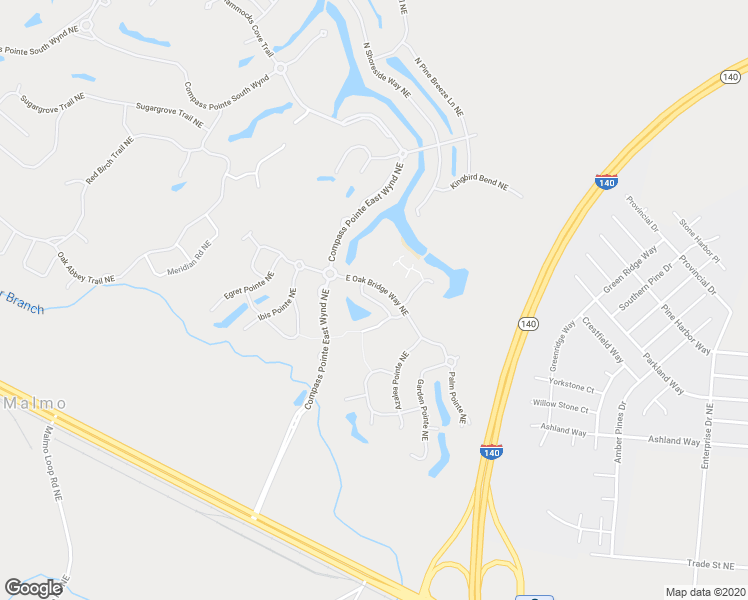map of restaurants, bars, coffee shops, grocery stores, and more near Masonboro Pointe Northeast in Leland
