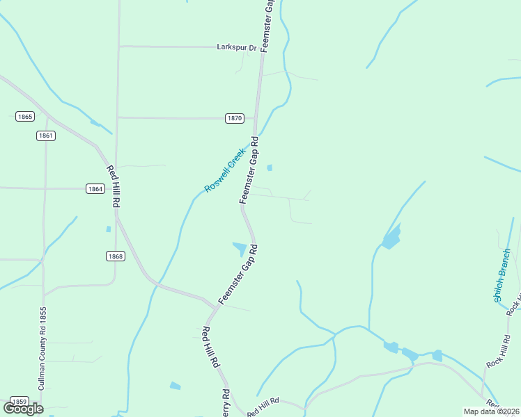 map of restaurants, bars, coffee shops, grocery stores, and more near 1629 Feemster Gap Road in Guntersville