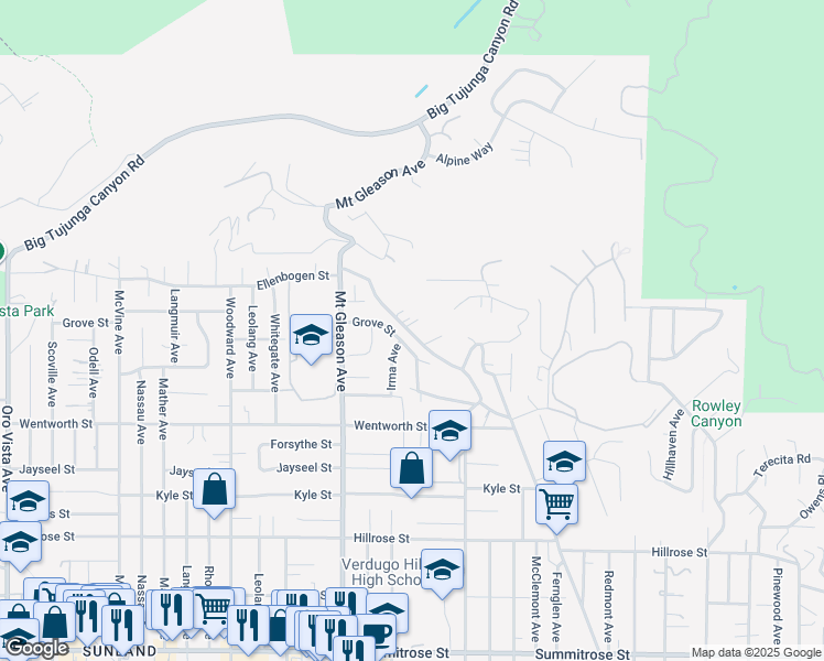 map of restaurants, bars, coffee shops, grocery stores, and more near in Los Angeles