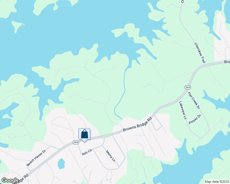 map of restaurants, bars, coffee shops, grocery stores, and more near 4900 Goddards Ford Road in Gainesville