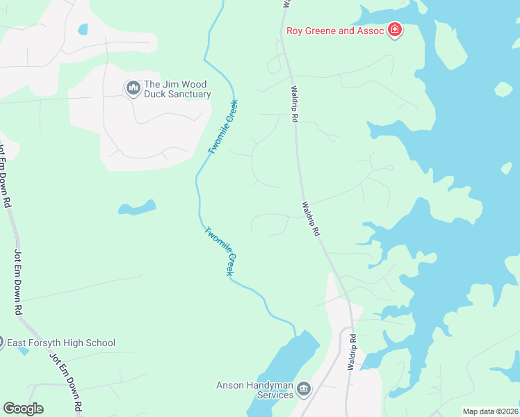 map of restaurants, bars, coffee shops, grocery stores, and more near 9140 Hannahs Crossing Drive in Gainesville