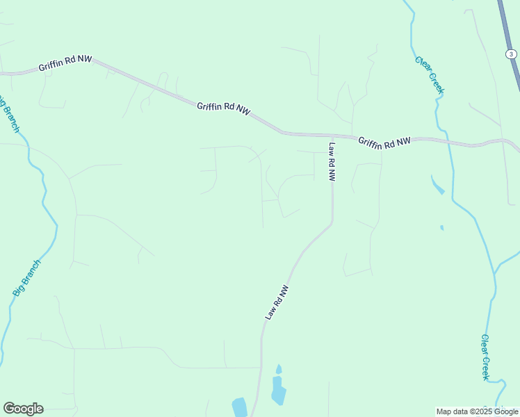 map of restaurants, bars, coffee shops, grocery stores, and more near 105 Bobwhite Drive in Calhoun