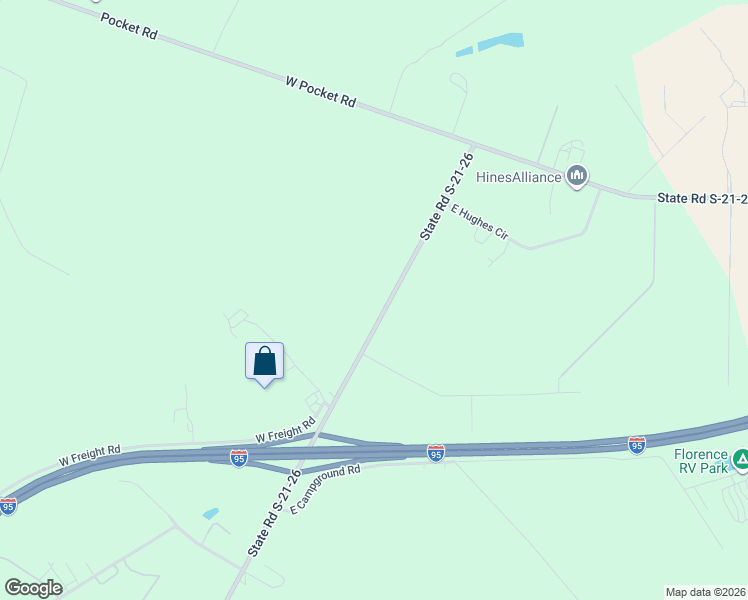 map of restaurants, bars, coffee shops, grocery stores, and more near 3303 TV Road in Florence