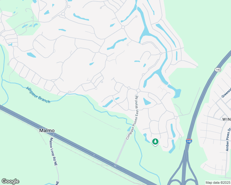 map of restaurants, bars, coffee shops, grocery stores, and more near Egret Point Road in Wilmington