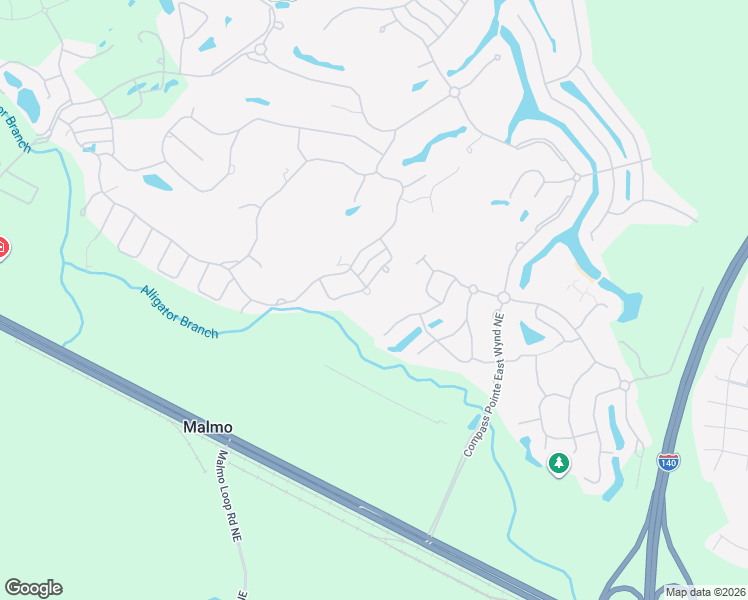 map of restaurants, bars, coffee shops, grocery stores, and more near Egret Pointe Northeast in Leland
