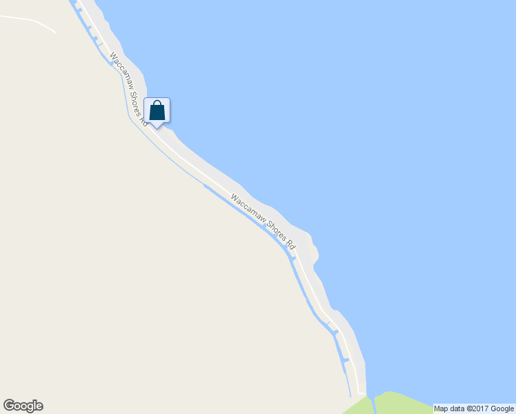 map of restaurants, bars, coffee shops, grocery stores, and more near 3255 Waccamaw Shores Road in Lake Waccamaw