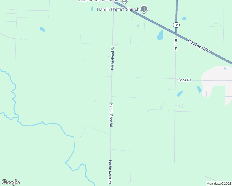 map of restaurants, bars, coffee shops, grocery stores, and more near 705 Hardin-Reed Road in White Hall