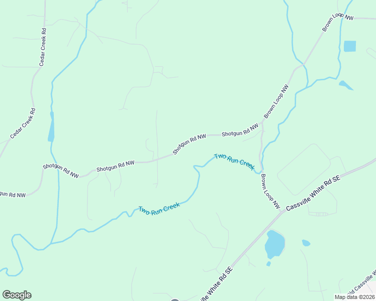 map of restaurants, bars, coffee shops, grocery stores, and more near 76 Shotgun Road Northwest in Cartersville