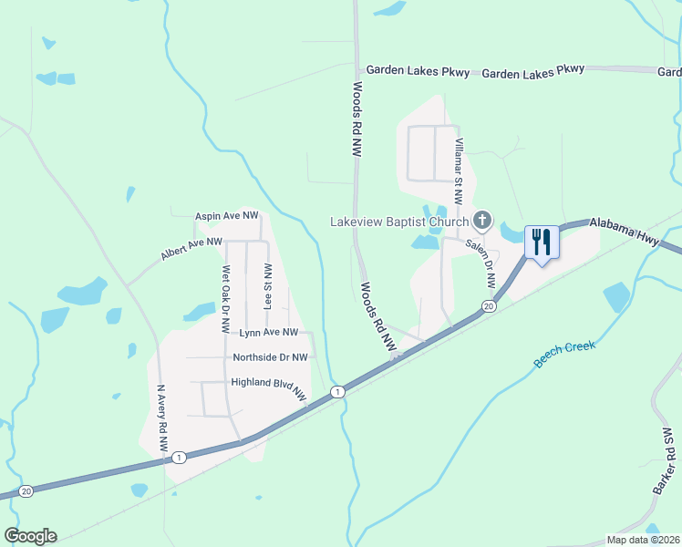 map of restaurants, bars, coffee shops, grocery stores, and more near 10 Ray St NW in Rome