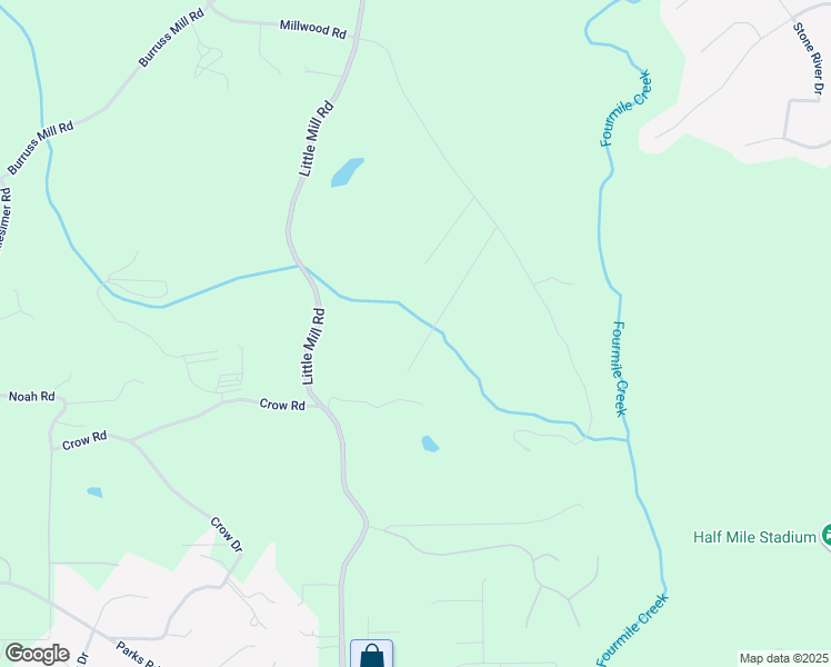 map of restaurants, bars, coffee shops, grocery stores, and more near 6650 George Court in Cumming