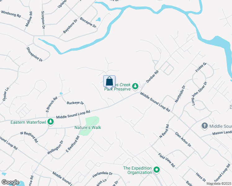 map of restaurants, bars, coffee shops, grocery stores, and more near 7213 Anaca Point Road in Wilmington