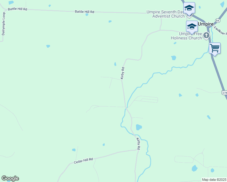 map of restaurants, bars, coffee shops, grocery stores, and more near 607-653 Kirby Road in Howard