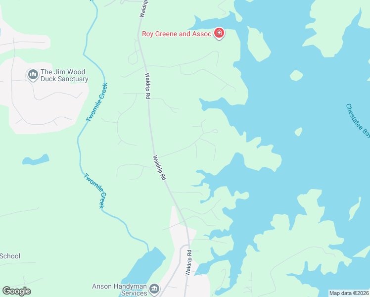 map of restaurants, bars, coffee shops, grocery stores, and more near Martin Terrace in Forsyth County