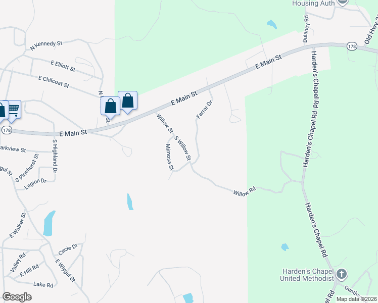 map of restaurants, bars, coffee shops, grocery stores, and more near 413 Mimosa Drive in Fulton