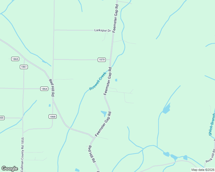 map of restaurants, bars, coffee shops, grocery stores, and more near 1629 Feemster Gap Road in Guntersville
