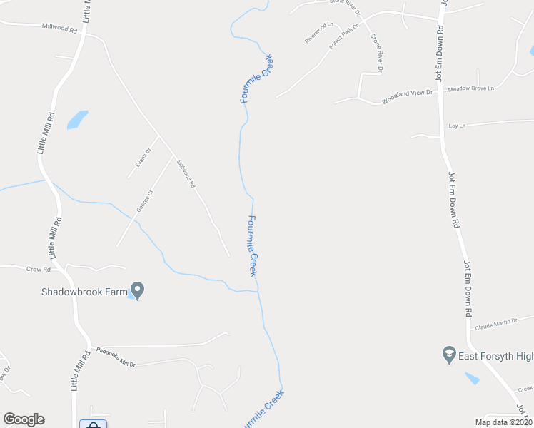 map of restaurants, bars, coffee shops, grocery stores, and more near 6675 Millwood Road in Cumming