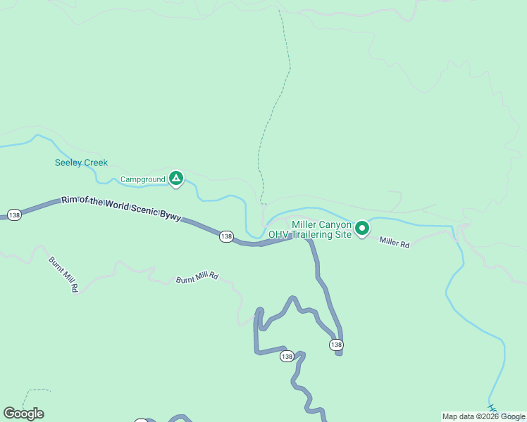 map of restaurants, bars, coffee shops, grocery stores, and more near Dart Canyon Road in Crestline