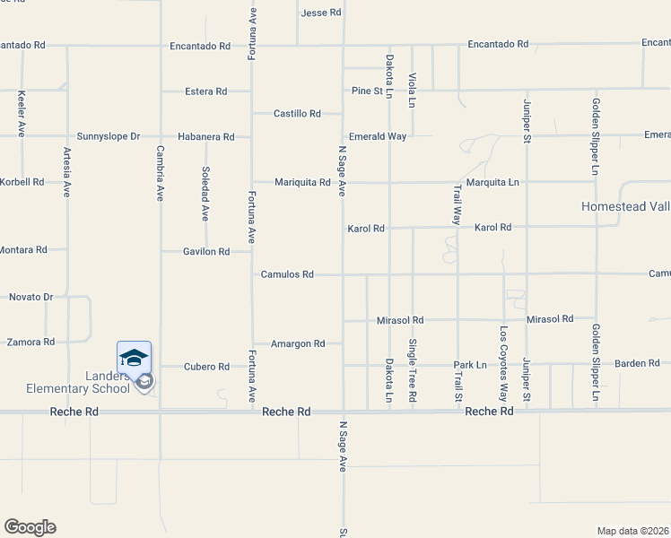 map of restaurants, bars, coffee shops, grocery stores, and more near 1260 North Sage Avenue in Homestead Valley
