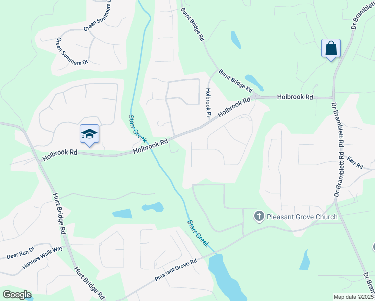 map of restaurants, bars, coffee shops, grocery stores, and more near 2865 Ferncliff Street in Cumming