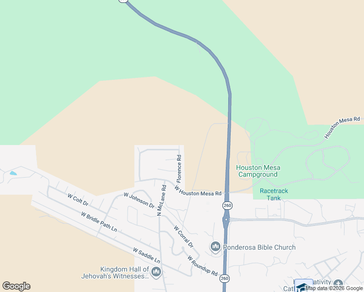 map of restaurants, bars, coffee shops, grocery stores, and more near 2209 Florence Road in Payson