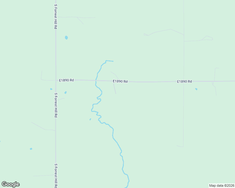 map of restaurants, bars, coffee shops, grocery stores, and more near E1890 Road in Atoka