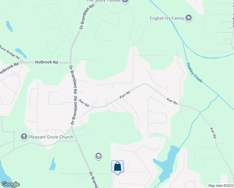 map of restaurants, bars, coffee shops, grocery stores, and more near 5765 Royale Court in Cumming