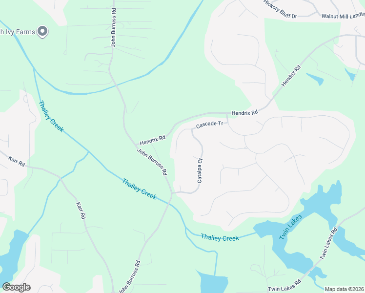 map of restaurants, bars, coffee shops, grocery stores, and more near 5775 Cascade Tr in Cumming