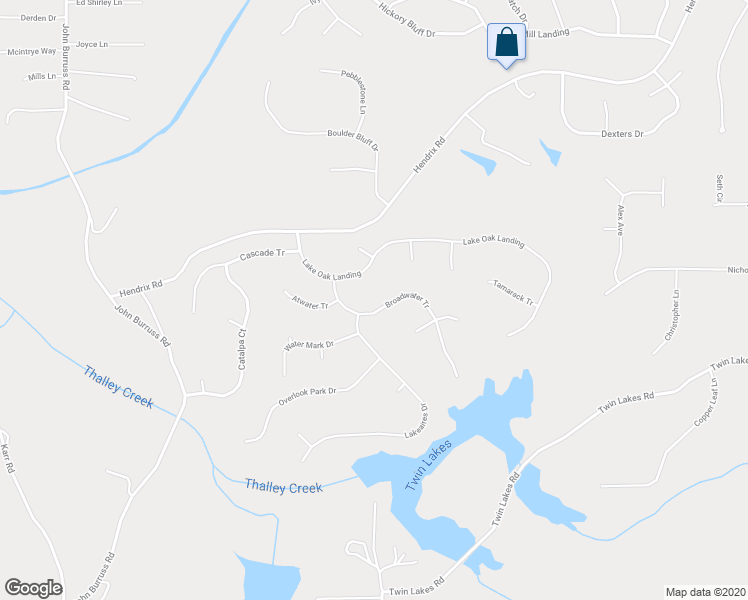 map of restaurants, bars, coffee shops, grocery stores, and more near 5935 Broadwater Tr in Cumming