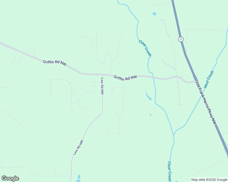 map of restaurants, bars, coffee shops, grocery stores, and more near 19 Denver Drive Northwest in Cartersville